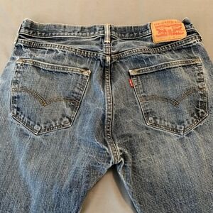 Levis 501 Jeans Mens Blue Denim Straight Leg Button Fly Medium Wash Mexico